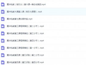 魔卡《私教课》 百度云下载