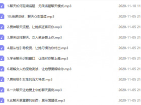 简单爱《可复制性聊天训练营1.0》教程网盘下载