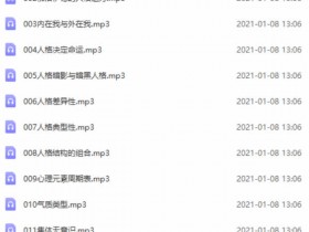 个人提升《洞悉人性》27节音频课程