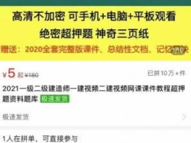电商项目《拼多多虚拟店,多店批量操作,单店日赚在200-1000》视频教程
