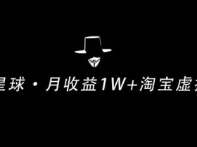 电商项目《淘宝可复制虚拟项目,月入10000+》图文教程