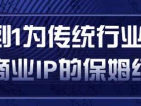 副业项目《从0到1为传统行业打造抖音商业IP简单高效的保姆级攻略》图文教程