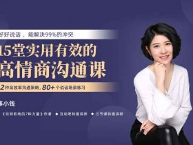 自我提升《15堂实用有效的高情商沟通课》视频教程