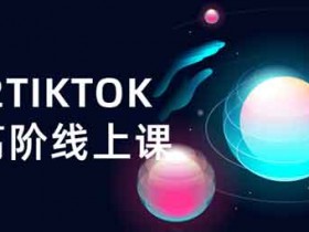 抖音副业《2022TIKTOK运营高阶线上课》视频教程