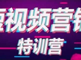 短视频副业《短视频基础训练营》视频教程