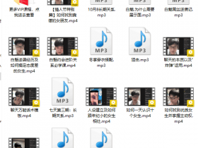 恋爱脱单《白魅VIP课程》音频教程
