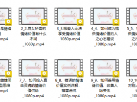 自我提升《如何提高情绪价值》视频教程