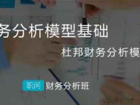 职业提升《职问财务分析10课》视频教程