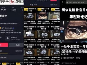 抖音蓝海副业:如何在抖音运营胎教账号日入上千