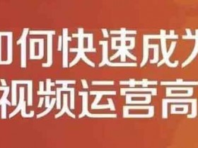 短视频副业《短视频运营实操课 零粉丝助你上热门》视频教程