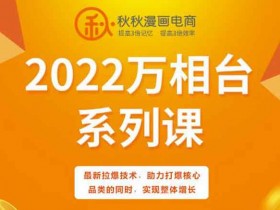电商运营《2022万相台系列课》视频教程