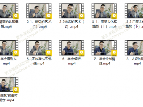 业哥《情商提升训练营》视频教程