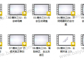 小鹿情感魅力工程模块三《关系升级核心课》视频教程