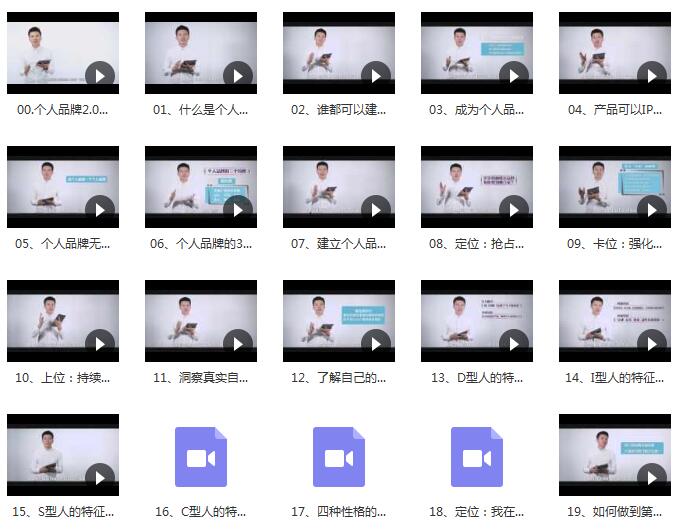 老吴《个人品牌打造2.0》完整版