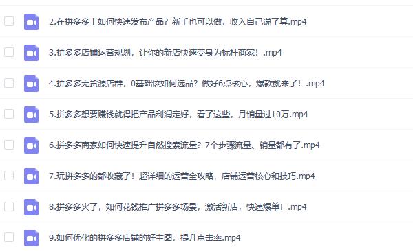 拼多多爆款实战攻略:日销10000单月入10w+