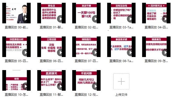 浪ji麦坤《恋爱脱单聊天课》完整版