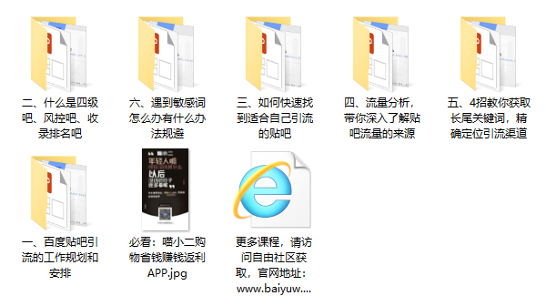 百度贴吧霸屏引流实战课程1.0版本 ,教你日引500+粉