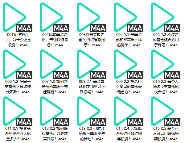 投资理财《原来基金这么玩》教程网盘下载