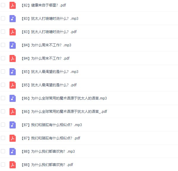 个人提升《犹太人的88个成功思维》音频网盘下载