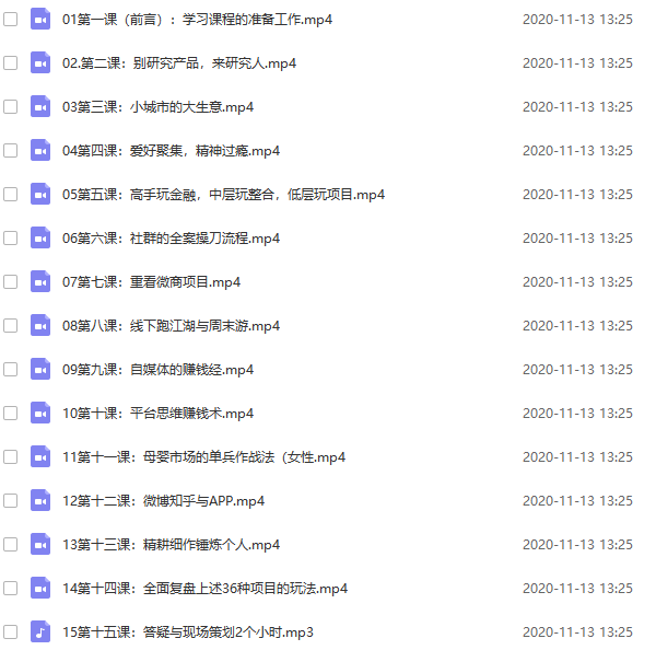 36个小而美的副业赚钱项目教程网盘下载