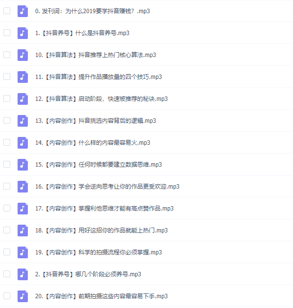 抖音副业赚钱攻略:零基础做抖音 教程网盘下载