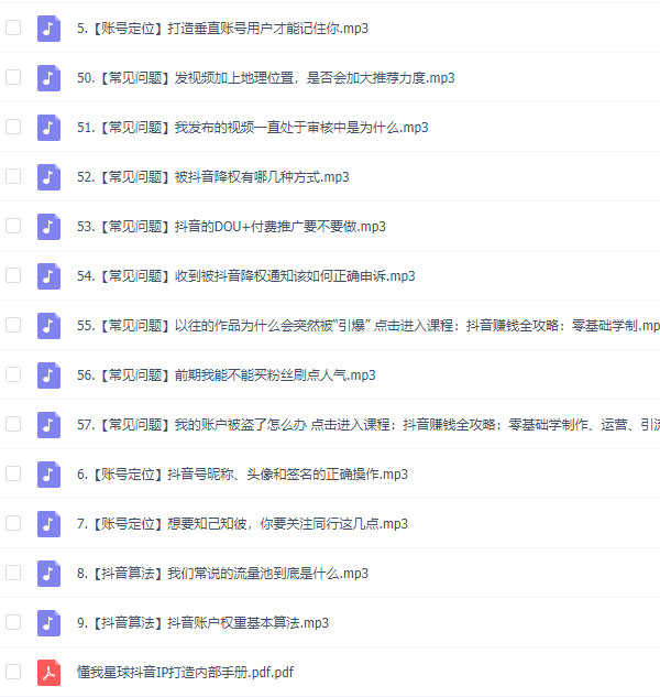 抖音副业赚钱攻略:零基础做抖音 教程网盘下载