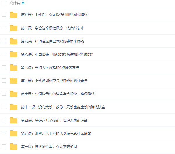 可复制赚钱课程,月入百万的秘诀教程网盘下载