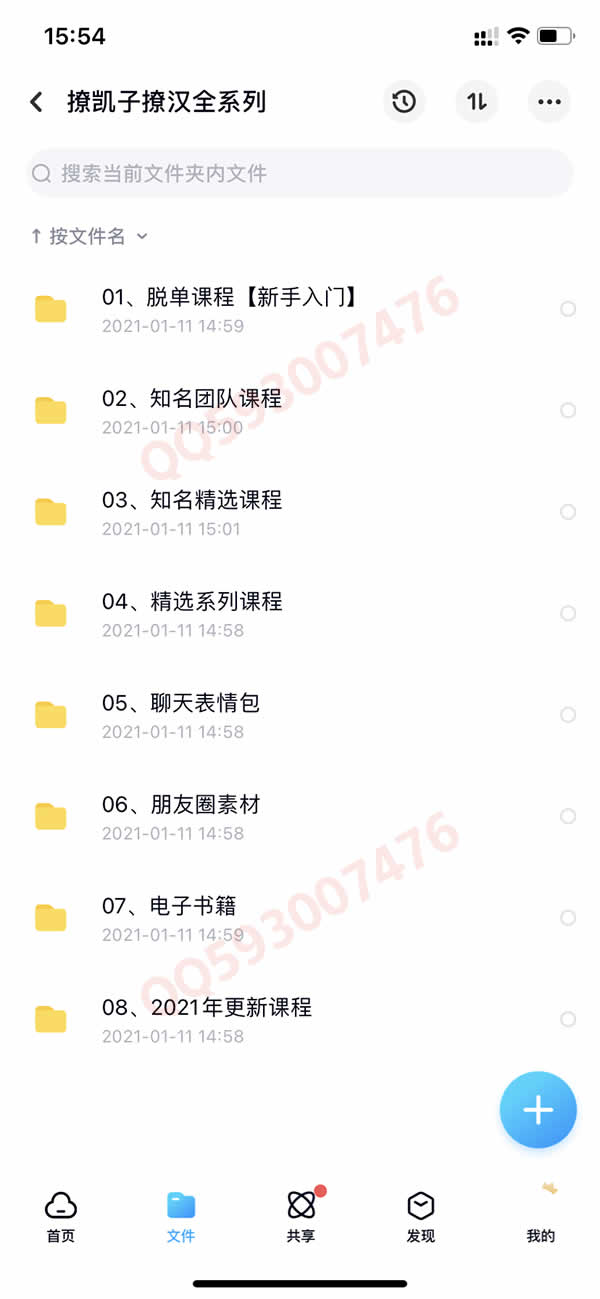 撩汉撩凯子全系列 女生恋爱课程550G合集