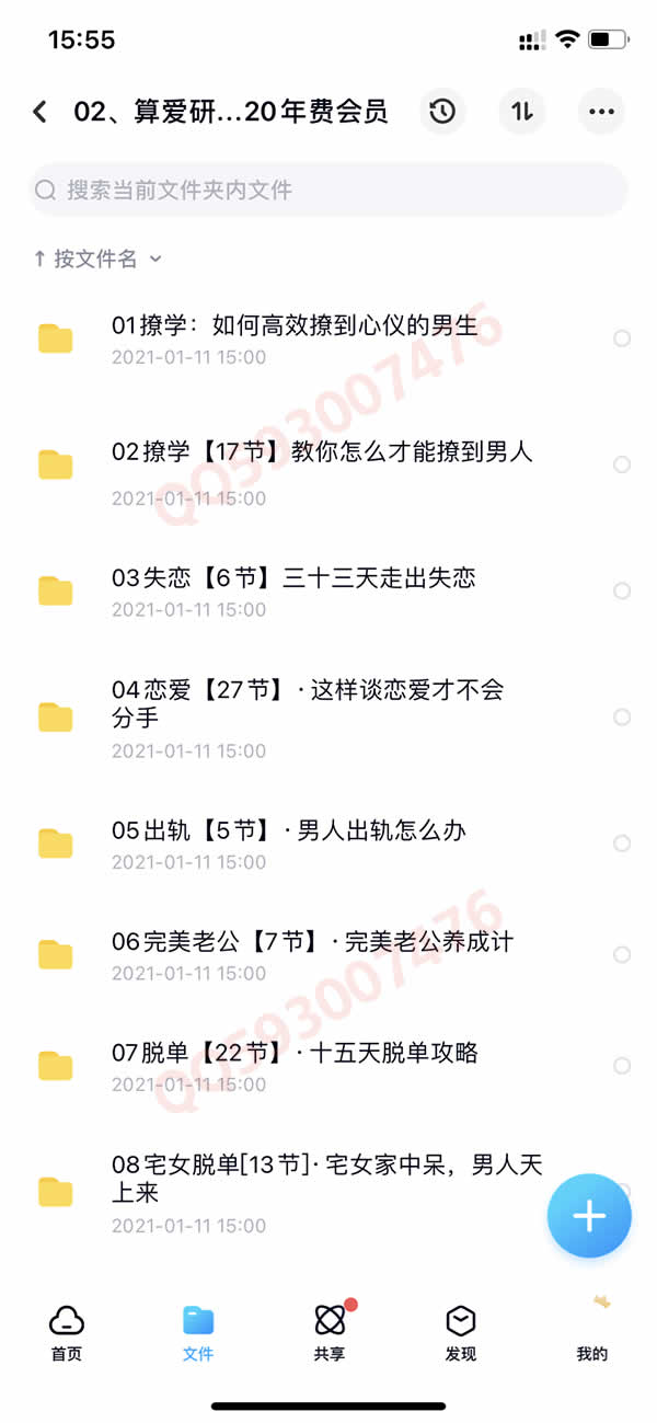撩汉撩凯子全系列 女生恋爱课程550G合集