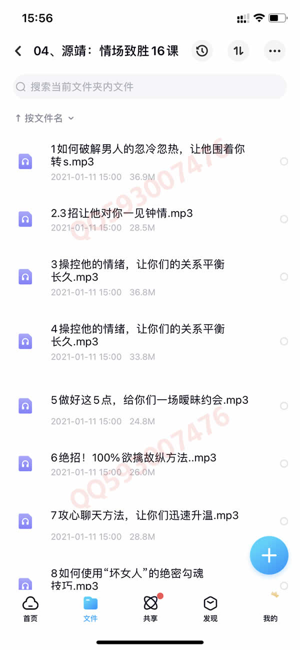 撩汉撩凯子全系列 女生恋爱课程550G合集