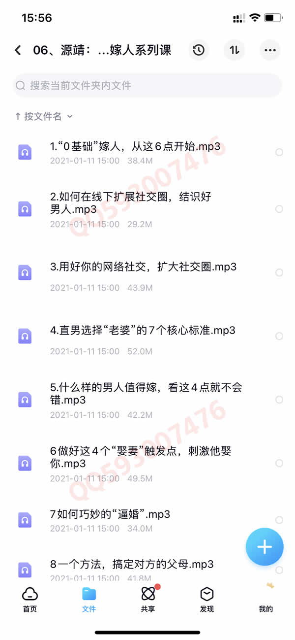 女生恋爱课程300G合集