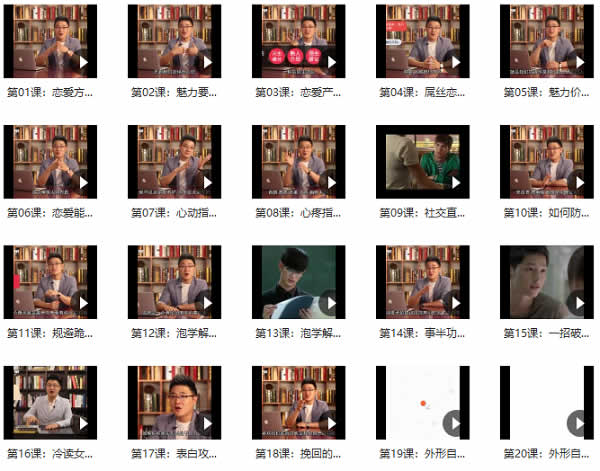魔卡全集版 15套恋爱教程合集 VIP免费