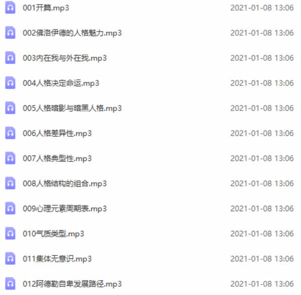 个人提升《洞悉人性》27节音频课程