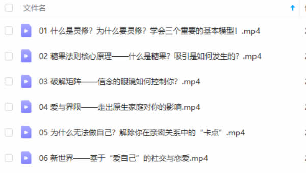 真爱之门《糖果法则》视频教程6节