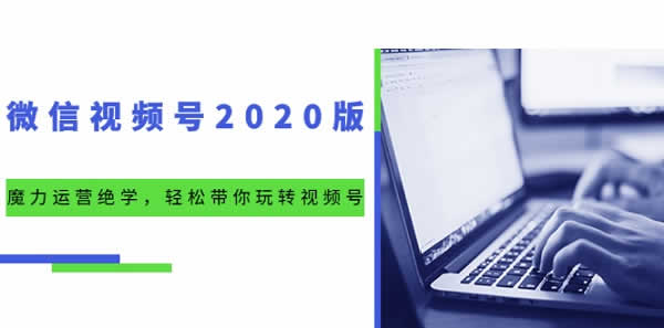 短视频副业《2020视频号攻略,轻松带你玩转视频号》视频教程
