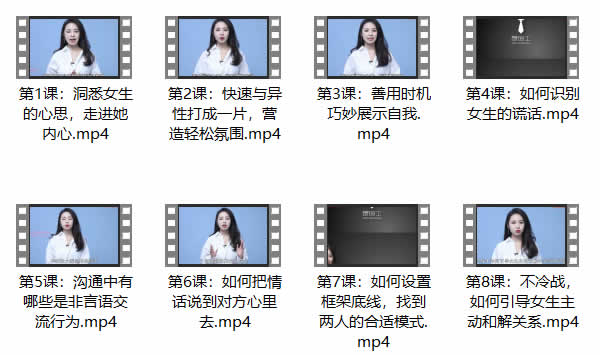 高情商话术《掌握爱情主动权》视频课程