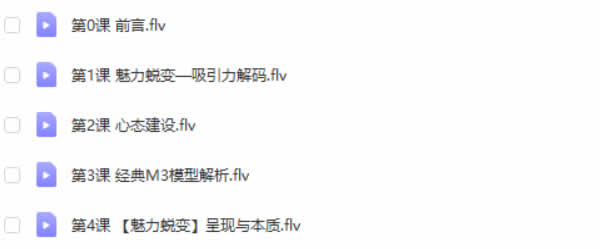 假面团队《完美蜕变课程》视频教程