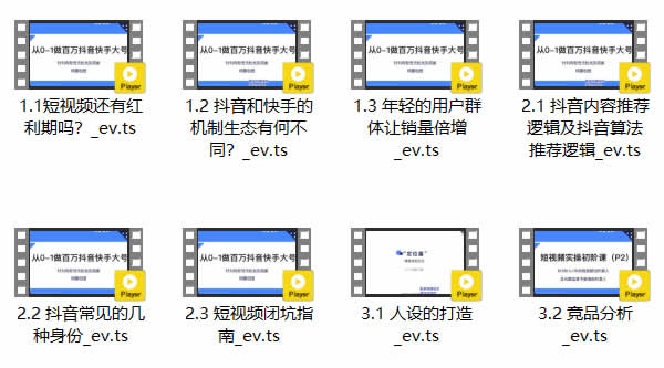 短视频副业《从0到1做百万粉丝抖音号,爆粉抖音账号打造攻略》视频教程