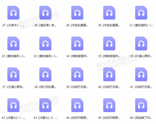 源靖《情感读书训练营》音频教程