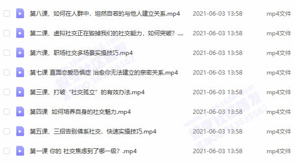 Z绅士《帮你攻克社交障碍,成就社交达人》视频教程