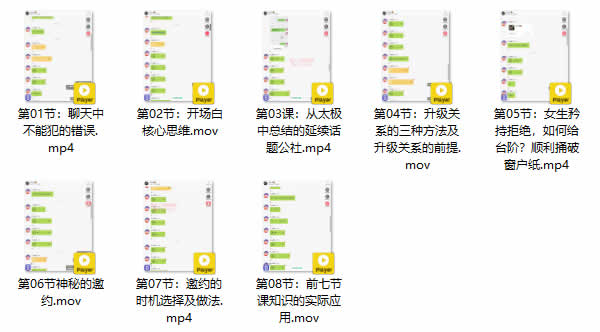 大橙出品《大橙聊天课》视频教程