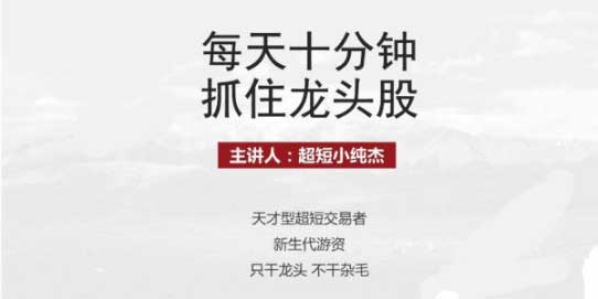 投资理财《每天十分钟抓住龙头股》视频教程