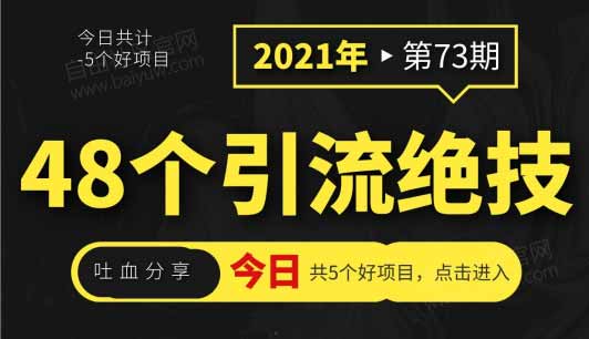 爆粉引流《吐血分享48个引流绝技》