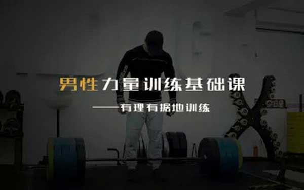 自我提升《男性力量训练课》视频教程