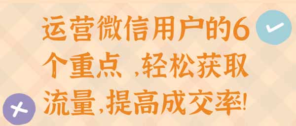 副业项目《运营微信用户的6个重点 》视频教程