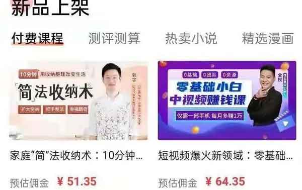 副业项目：新手可操作项目，课程分销，如何月入200+