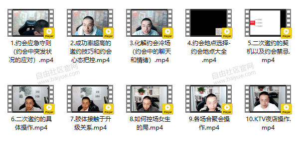七分学堂《约会指南针》视频教程