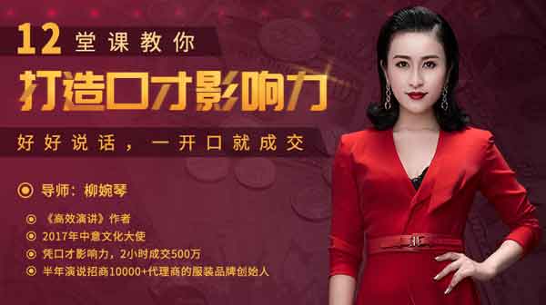 自我提升《12堂课教你打造口才影响力》视频教程