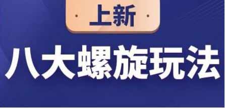 电商运营《数据蛇淘宝八大螺旋玩法》视频教程