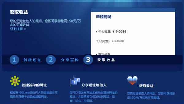 冷门项目之短链接生成推广,也能实现被动收益